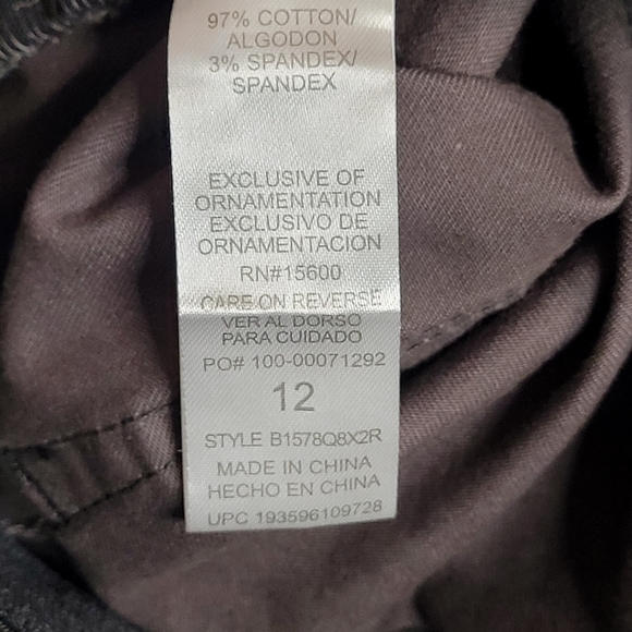 Democracy "Ab" Solution Booty Lift Jegging Camo Espresso Women's 12 New w/Tags - Picture 9 of 11